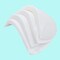 Large 1.5" Foam Shoulder Pads Pair for Tailored Jacket Coat Blazer Projects in White